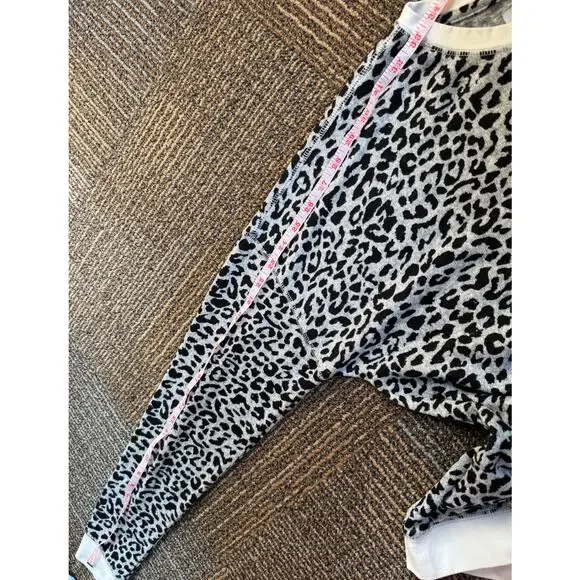 Zyia Active Sweatshirt Crew Lounge Cheetah Print Athletic Athleisure Size XXXL - Picture 3 of 7